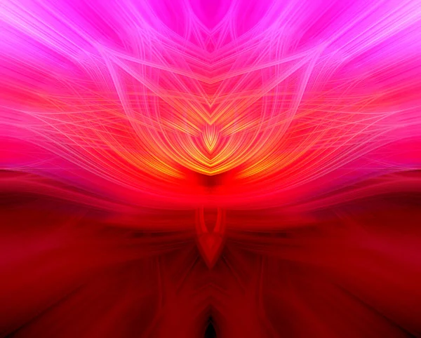 Krásná Abstraktní Propletená Symetrická Vlákna Tvořící Tvar Jiskry Plamene Květiny — Stock fotografie