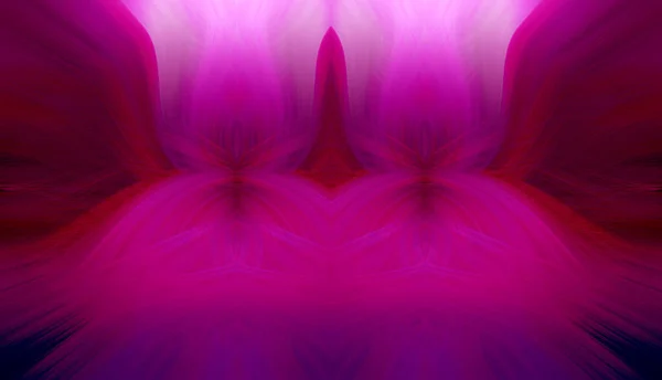 Gyönyörű Absztrakt Összefonódó Szimmetrikus Szálak Alakja Csillogás Láng Virág Rózsaszín — Stock Fotó