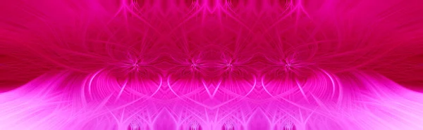 Beautiful Abstract Intertwined Symmetrical Fibers Forming Shape Sparkle Flame Flower — Stock Photo, Image