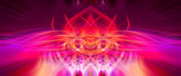 Piękne Abstrakcyjne Splecione Symetryczne Włókna Tworzące Kształt Iskry Płomienia Kwiatu — Zdjęcie stockowe