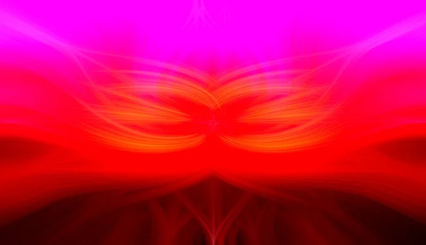 Beautiful Abstract Intertwined Symmetrical Fibers Forming Shape Sparkle Flame Flower — Stock Photo, Image
