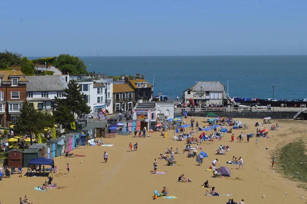 Broadstairs Kent June 2019 Visitors Enjoy Annual Dickens Festival Broadstairs — Stock Photo, Image