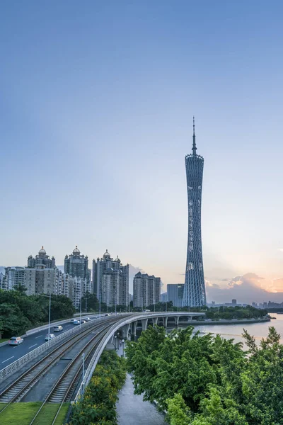 Guangzhou City Architecture, Chiny — Zdjęcie stockowe