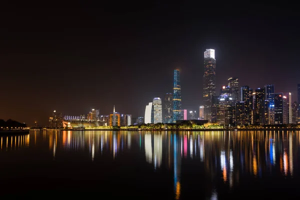 City Night View Guangzhou China — Stock Photo, Image