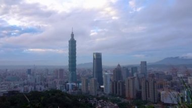 Taipei, Tayvan panorama görünümü