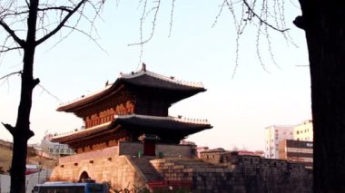 Büyük Doğu Kapısı'nda Seul Cityscape, Soth Kore