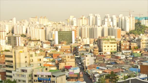 Stadtbild Seoul City Südkorea — Stockvideo