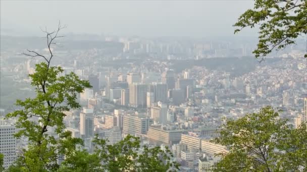 Cityscape Seoul City Zuid Korea — Stockvideo