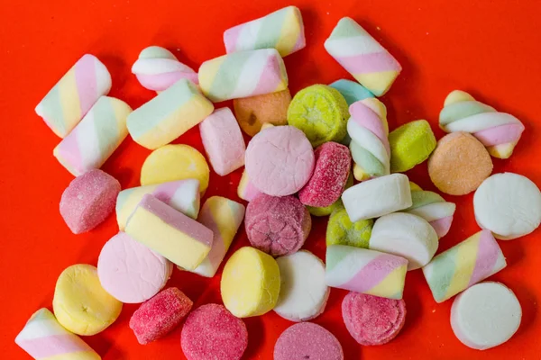Sladký Gummies Pozadí — Stock fotografie