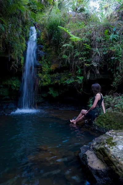 Young Woman Natural Well — Stock Photo, Image