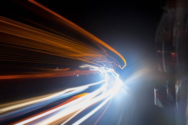 Soyut resim ağırlıklı sıcak renk ışık boyama tekniği Ile Made