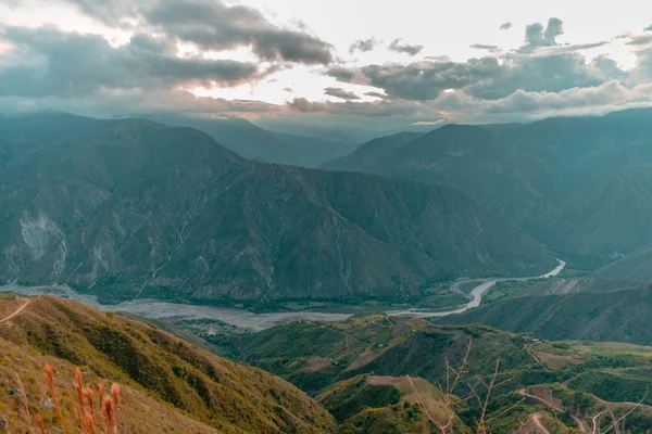 THE CHICAMOCHA CANYON IN COLOMBIA Stok Gambar