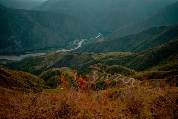 THE CHICAMOCHA CANYON IN COLOMBIA Stok Gambar