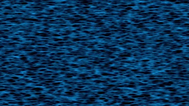 Blauwe Geanimeerde Zee Golven Met Verschillende Mooie Texturen Verbazingwekkende Tinten — Stockvideo