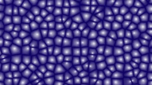 Geanimeerde Fantasie Mozaïek Cellen Met Verschillende Mooie Texturen Verbazingwekkende Tinten — Stockvideo