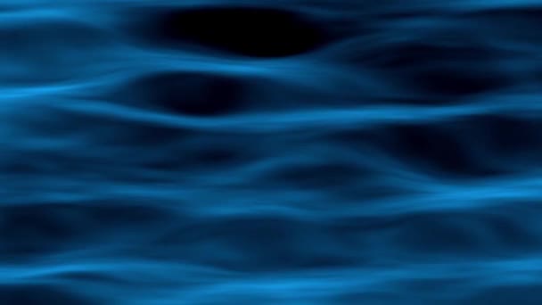 Modrá Animovaný Mořské Vlny Různými Krásné Textury Úžasné Odstíny — Stock video