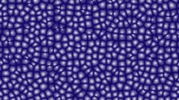 Мультипликационные Мозаичные Клетки Различными Красивыми Текстурами Удивительными Оттенками — стоковое видео