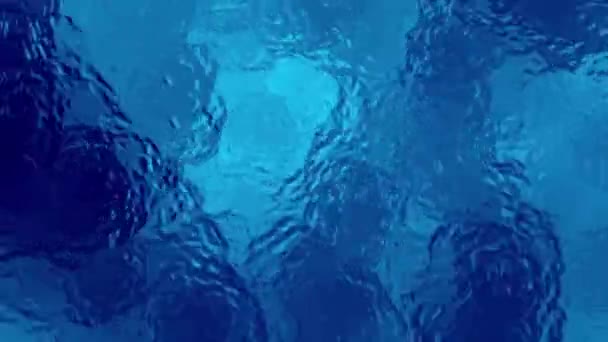 Sparkling Fantastic Color Water Video Illustration Background — Stock Video