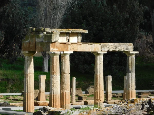 Brauron Veya Vravrona Attica Yunanistan Şubat 2018 Artemis Antik Kutsal — Stok fotoğraf