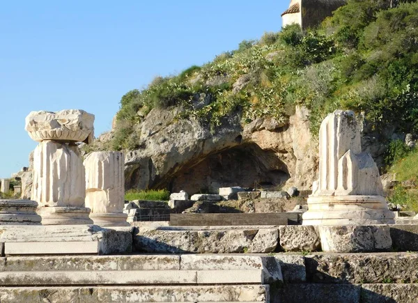 April 2018 Eleusis Elefsina Greece Holy Cave Pluto Plutonium — Stock Photo, Image