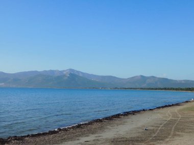 Kasım 2018, maraton, Yunanistan. Sahile nerede Farsça filo 490 M.ö. ünlü savaş sırasında palamarla