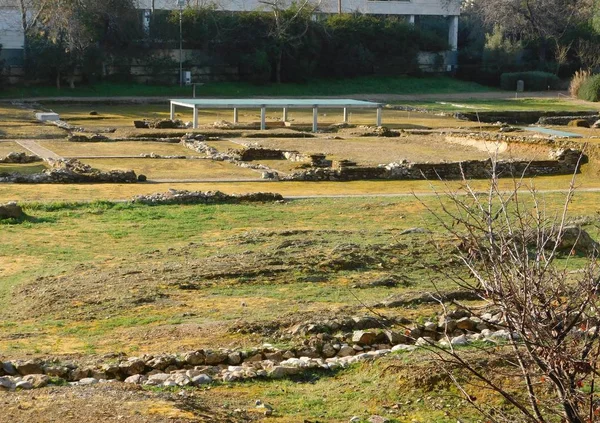 Şubat 2019 Atina Yunanistan Aristotles Okulu Lisesi Kalıntıları 335 — Stok fotoğraf