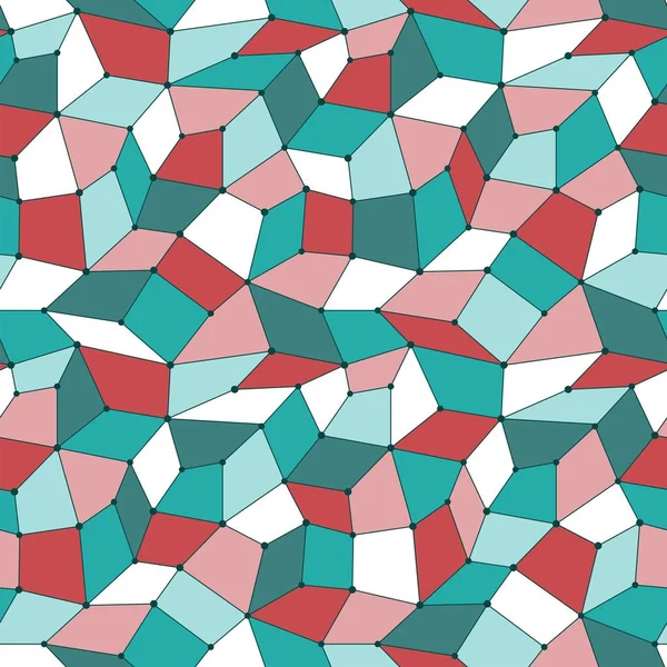 Абстрактный бесцветный узор. Геометрическая многоугольная сетка с кругами в узлах. Векторный фон . — стоковый вектор