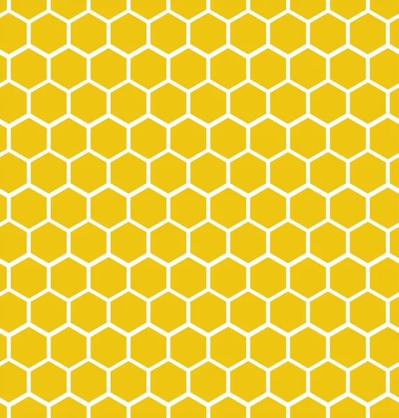 Altıgen petek Dikişsiz arka plan. Geometrik dekoratif basit doku. Vektör Illustration.