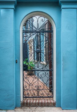 Gökkuşağı satır charleston Güney carolina sahne ve tarihi mimari sokak