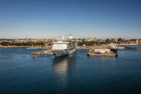 Scènes Rond Ogden Punt Cruise Ship Terminal Victoria Canada — Stockfoto