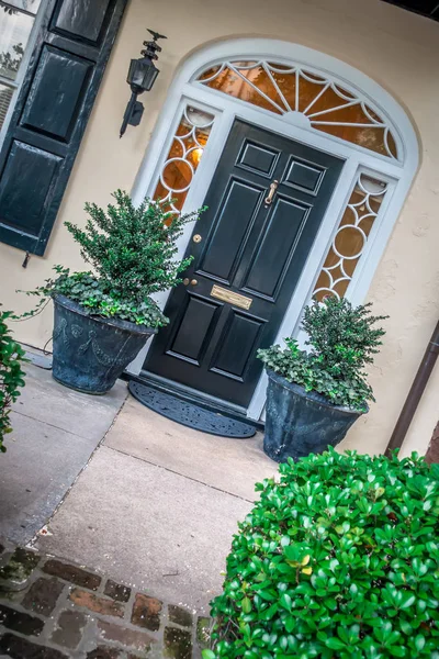 Rainbow Row Street Charleston South Carolina Kulisse Und Historische Architektur — Stockfoto