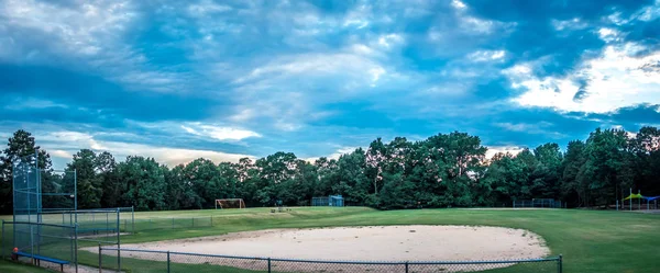 Campo Baseball Aperto Nel Paese — Foto Stock