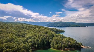 Güney Carolina Lake Jocassee Gorges şehir dışında Dağları'nın hava