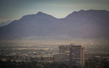 erken sabah gündoğumu Vadisi yangın ve las vegas üzerinde