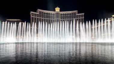 Dünya ünlü çeşme su las vegas Nevada'da göster