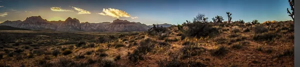 Cañón Roca Roja Las Vegas Nevada Atardecer — Foto de Stock