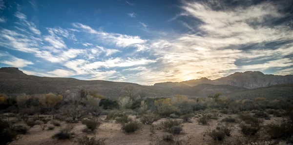 Червоний Камінь Каньйон Las Vegetas Nevada Заході Сонця — стокове фото