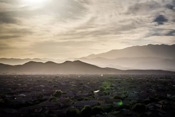 红岩峡谷内华达州自然景观 — 图库照片