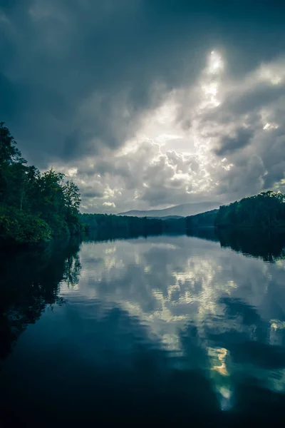 Julian Prijs Meer Langs Blue Ridge Parkway Noord Carolina — Stockfoto