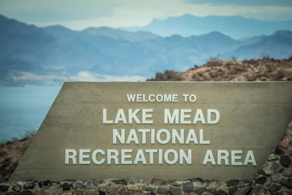 Sceny Lake Mead Nevada Arizona Stateline — Zdjęcie stockowe