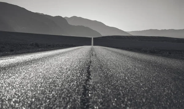 Lonely Road Death Valley National Park Kalifornien — Stockfoto