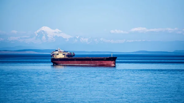 Sonido Puget Cerca Seattle Washington Fondo Montaña — Foto de Stock