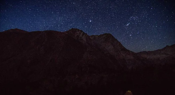 Yosemite Paisajes Del Parque Nacional Noche Temprano Antes Del Amanecer — Foto de Stock