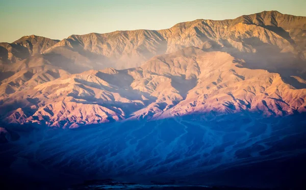 Hermoso Amanecer Sobre Capas Montaña Sobre Parque Nacional Del Valle — Foto de Stock