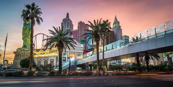 Panoramę Nowego Jorku Las Vegas Stanie Nevada — Zdjęcie stockowe