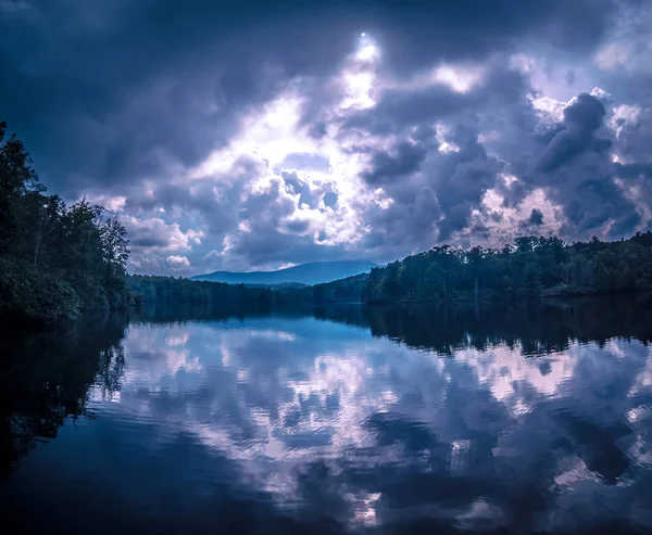 Julian Prijs Meer Langs Blue Ridge Parkway Noord Carolina — Stockfoto