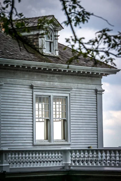 Moses Cone Manor Cloudy Day Blue Ridge Mountains — Stock Photo, Image