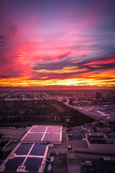 Alba Mattina Presto Sulla Valle Del Fuoco Las Vegas — Foto Stock