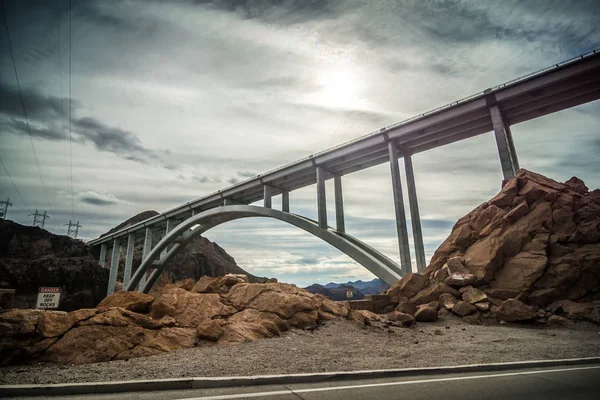 Zwerven Rond Hoover Dam Lake Mead Nevada Arizona — Stockfoto