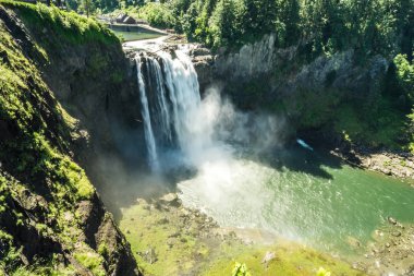 Snoqualmie Falls, Washington, ABD'deki ünlü şelale